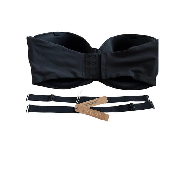 SKIMS Fits Everybody Strapless / Strap Bra in Onyx Size 38DDD - Picture 12 of 12